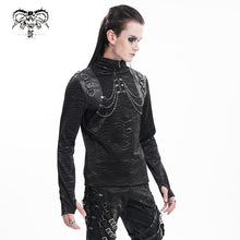 Load image into Gallery viewer, TT284 Punk techwear high-neck long-sleeved T-shirt
