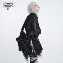 Load image into Gallery viewer, AS316 Inverted Pentagram Studded Curly-Faux-Fur Crossbody Bag

