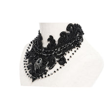 Load image into Gallery viewer, EAS030 Gothic Beaded Appliqued Chain Necklace
