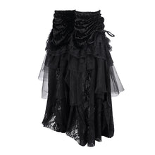 Load image into Gallery viewer, AS194 black women Gothic velvet pattern puffy lace leg warmers
