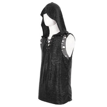 Load image into Gallery viewer, TT243 Computer Ripple Hooded Sleeveless Men&#39;s T-Shirt
