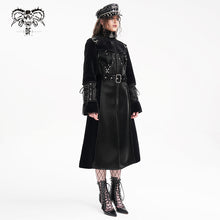 Load image into Gallery viewer, CT240 Punk turtleneck long sleeve wool coat
