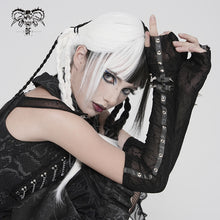 Load image into Gallery viewer, GE045 Flash-Point Mesh Punk Long Gloves
