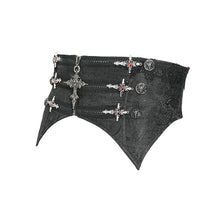 Load image into Gallery viewer, AS291 Gothic Glossy Jacquard Cross Belt
