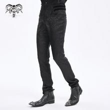Load image into Gallery viewer, PT259 Gothic flame jacquard trousers
