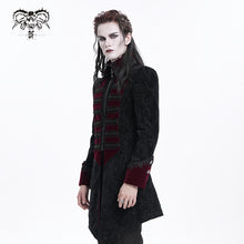 Load image into Gallery viewer, CT249 Gothic jacquard velvet stand collar coat
