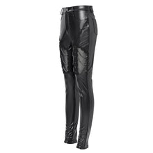 Load image into Gallery viewer, PT268 Embossed stretchy leather pants
