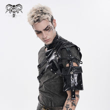 Load image into Gallery viewer, AS281 Punk-Style Glossy Leather Half-Shoulder Armor
