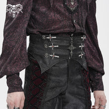 Load image into Gallery viewer, AS291 Gothic Glossy Jacquard Cross Belt
