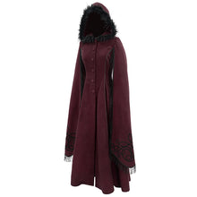 Load image into Gallery viewer, CT02402 winter hand-embroidered shawl red double-sided women long coat
