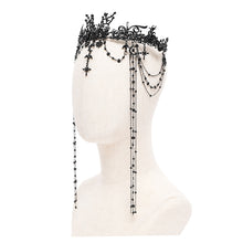 Load image into Gallery viewer, AS222 Tassel eyebrow pendant Gothic crown
