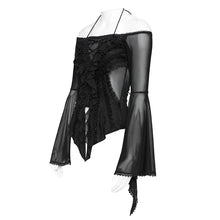 Load image into Gallery viewer, ETT04501 3D Floral Knit Gothic T-Shirt
