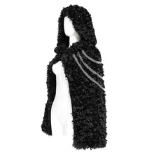 Load image into Gallery viewer, CA052 Punk curly hooded cape

