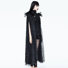 Load image into Gallery viewer, ECT007 Beaded Feather Neck Cloak
