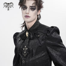 Load image into Gallery viewer, AS28901 Glossy pleated Gothic collar and bow tie
