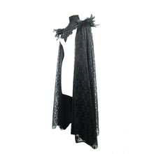 Load image into Gallery viewer, ECT007 Beaded Feather Neck Cloak
