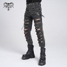 Load image into Gallery viewer, PT277 Punk ripped trousers
