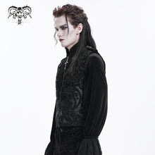 Load image into Gallery viewer, WT090 Chenille cashew jacquard vest
