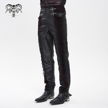 Load image into Gallery viewer, PT29802 Gothic Non-Stretch Patterned Leather Trousers
