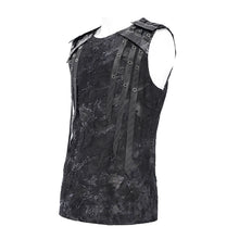 Load image into Gallery viewer, TT292 Irregular burnt raw edge punk T-shirt
