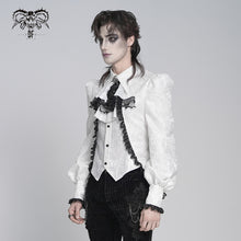 Load image into Gallery viewer, SHT15302 Faux Two-Piece Paisley Men Gothic Shirts

