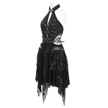Load image into Gallery viewer, SKT231  Punk Skull Mesh Dress
