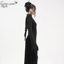 Load image into Gallery viewer, ECA02001 Gothic pattern velvet short lace shawl for women
