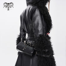 Load image into Gallery viewer, AS243 Punk Metal Calf Horn Leather Bag
