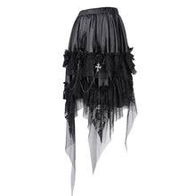 Load image into Gallery viewer, SKT205 Gothic Feather Rose Skirt

