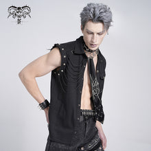 Load image into Gallery viewer, AS215 Punk Spider Web Chain Tie
