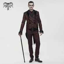 Load image into Gallery viewer, PT15902 Wine Girdle effect Gothic men trousers
