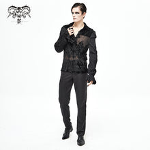 Load image into Gallery viewer, PT145 Gothic men basic style jacquard trousers
