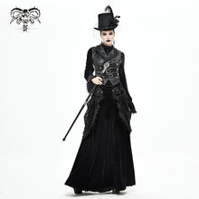 Load image into Gallery viewer, SKT127 Gothic velvet skirt
