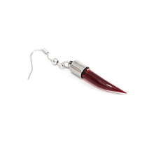 Load image into Gallery viewer, AS086 Vampire bucktooth Red Earrings

