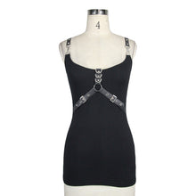 Load image into Gallery viewer, TT067 daily style two ways of wearing punk cotton vest for women
