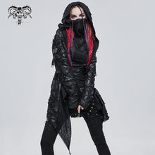 Load image into Gallery viewer, CT184 Diablo Tattered Hooded Knit Jacket
