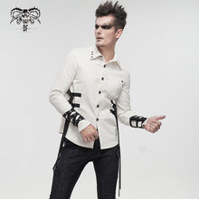 Load image into Gallery viewer, SHT08402 white Everyday Punk Long Sleeve Shirt
