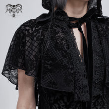 Load image into Gallery viewer, CA027 Flower mesh thin gothic women shawl
