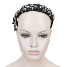 Load image into Gallery viewer, AS128 skull braided headband
