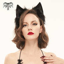 Load image into Gallery viewer, AS11901 Devil Fashion accessory Plush cat ear headband
