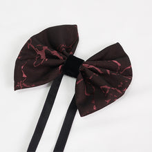 Load image into Gallery viewer, AS11002 wine Gothic bow tie
