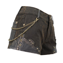 Load image into Gallery viewer, PT143 Steampunk Gear Shorts
