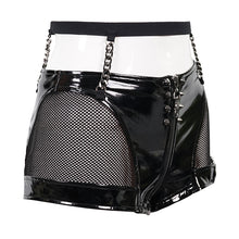 Load image into Gallery viewer, PT129 Punk patent-leather sexy shorts
