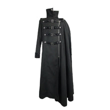Load image into Gallery viewer, CT040 Detachable one-sided shawl double-sided woollen thick men punk long coat
