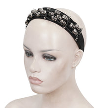 Load image into Gallery viewer, AS128 skull braided headband
