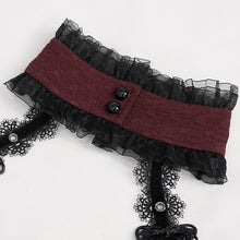 Load image into Gallery viewer, SHT09502 Red Off shoulder Lolita blouse
