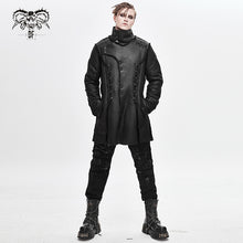 Load image into Gallery viewer, CT148 high collar unedged punk short fur winter thick jacket for men
