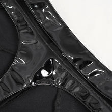 Load image into Gallery viewer, SX020 Punk patent leather sexy open hip short leather pants
