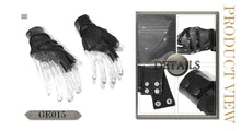 Load image into Gallery viewer, GE015 stage sexy punk fetish PVC leather mesh women black gloves
