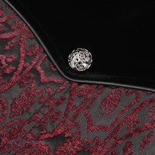 Load image into Gallery viewer, CT20502 Black and Red Jacquard Embroidered Jacket
